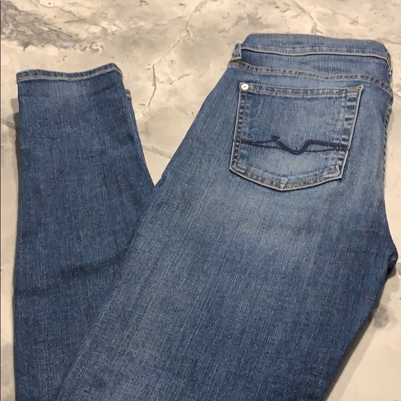 7 For All Mankind Skinny Jeans - Picture 1 of 3